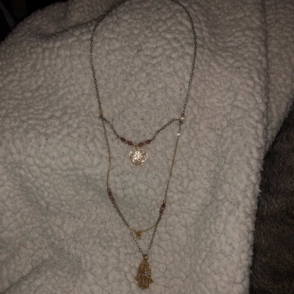 Layered necklace!